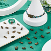 130Pcs 26 Styles Alloy Slider Charms FIND-SC0009-84-4
