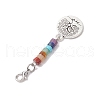 Alloy Tree of Life Pendant Decorations HJEW-JM02062-01-4