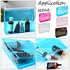 WADORN 10Pcs 5 Colors Transparent PVC Cosmetic Storage Zipper Bags ABAG-WR0001-04-6