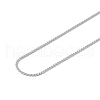 304 Stainless Steel Serpentine Chain Necklace for Men Women NJEW-G076-01C-P-3