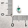 925 Sterling Silver Cubic Zirconia Charms STER-Q005-01A-C-3
