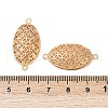 Brass Hollow Connector Charms KK-G532-13G-3