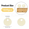 DICOSMETIC 1600Pcs Plastic Pendants KY-DC0001-27A-2
