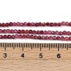 Natural Red Tourmaline Beads Strands G-RM250101-A14-4