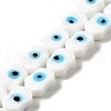 Handmade Evil Eye Lampwork Beads Strands LAMP-G154-02I-1