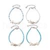 Glass Seed Beaded Bracelets BJEW-JB11703-2