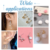 Unicraftale 80Pcs Brass Stud Earring Findings KK-UN0002-75B-6