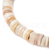 Synthetic Turquoise Beads and Natural Freshwater Shell Beads Stretch Bracelets BJEW-JB11873-4