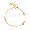 304 Stainless Steel Infinity Link Bracelets BJEW-Z099-02G-4