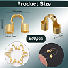 SOFPLATE 600Pcs Brass Wire Guardians KK-SP0001-95G-2