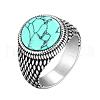 Stainless Steel Color Finger Rings for Men FS-WG49563-08-1