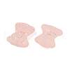 Frosted Transparent Acrylic Beads OACR-P029-20B-02-3