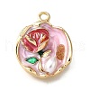 Alloy Enamel Pendants ENAM-K076-05G-2