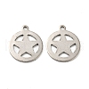 Non-Tarnish 201 Stainless Steel Charms STAS-Z049-02P-1