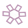 Spray Painted Wood Pendants WOOD-T017-10A-1