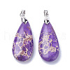 Natural Regalite/Imperial Jasper/Sea Sediment Jasper Pendants G-L515-02C-2