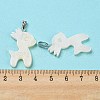 Natural Freshwater Shell Pendants PALLOY-Q462-05P-3