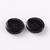 2-Hole Flat Round Resin Sewing Buttons for Costume Design BUTT-E119-20L-13-2