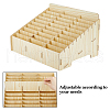 30 Compartments Wooden Cell Phones Storage Box ODIS-WH0038-80A-4