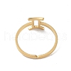 Real 18K Gold Plated 304 Stainless Steel Adjustable Finger Ring RJEW-L115-01G-06-3