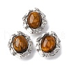 Natural Tiger Eye Oval Multi-Strand Links G-G207-02P-07-1