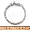 304 Stainless Steel Stretch Bracelets for Women BJEW-A031-03P-3