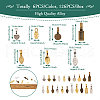 Alloy Glue-on Flat Pad Bails for Pendant Making PALLOY-TA0001-41-13