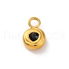 304 Stainless Steel Rhinestone Pendants STAS-M110-31G-2