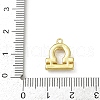 Brass Charms KK-M322-54G-07-3