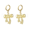 Bowknot Alloy Hoop Earrings EJEW-JE06357-02-2
