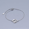 Tarnish Resistant 201 Stainless Steel Link Bracelets BJEW-T011-JN506-1-1