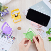 CRASPIRE 8Pcs 4 Colors Cute Mini Chair Shape Cell Phone Stand AJEW-CP0007-15-3