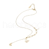 304 Stainless Steel Pendant Necklaces NJEW-K118-16G-01-3
