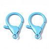 Spray Painted Eco-Friendly Alloy Lobster Claw Clasps X-PALLOY-T080-06A-NR-3