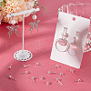 Beebeecraft 100Pcs 304 Stainless Steel Stud Earring Findings STAS-BBC0006-07S-4