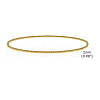 Stainless Steel Round Beaded Stretch Bracelets PW-WG50361-01-1