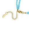 Glass Seed Beads Multi-strand Bracelets BJEW-MZ00104-02-4