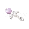 Angel Acrylic & ABS Plastic Imitation Pearl Pendant Decorations HJEW-JM03213-5