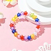 Transparent Acrylic Star Stretch Beaded Bracelets for Women BJEW-JB11519-1