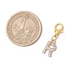 26Pcs 26 Styles Alloy Crystal Rhinestone Pendant Decorations HJEW-JM03172-01-3