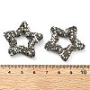 Star Shape Polymer Clay Rhinestone Beads CLAY-NH0001-06-4