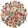 50Pcs Christmas Eve Theme Cartoon Paper Stickers X-DIY-P085-11-2