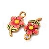 304 Stainless Steel Enamel Pendants STAS-Q363-10A-G-2