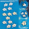 Unicraftale 12Pcs 3 Colors 304 Stainless Steel Pendants STAS-UN0040-12-5