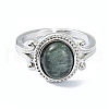 Rack Plating Adjustable Brass Cuff Rings RJEW-NH0001-03P-03-3