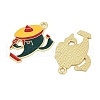 Cinco De Mayo Theme Alloy Enamel Pendants ENAM-V001-05O-G-2