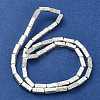 Electroplated Natural Lava Rock Beads Strands G-I360-K04-04-2