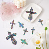 12Pcs 6 Styles Plated Alloy Pendants FIND-TA0001-44-6