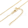Brass Cable Chains Necklace for Women NJEW-P265-08G-1