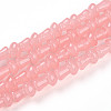 Baking Painted Glass Beads Strands DGLA-N007-01C-1